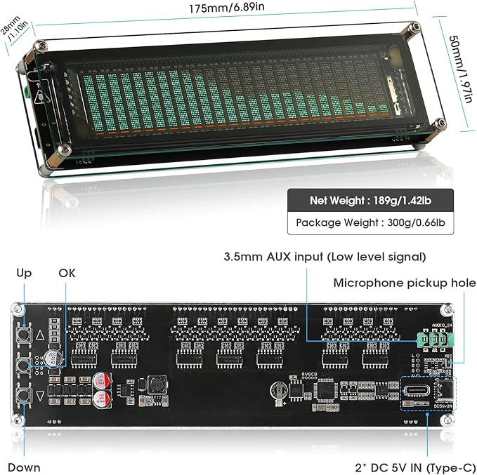 Nobsound AK2515 Pro Audio Spectrum Analyzer
