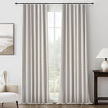 Light Brown Linen Floor to Ceiling Curtains