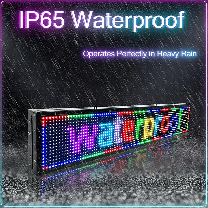 Waterproof Programmable Led Sign Custom Scrolling Outdoor Digital Signs
