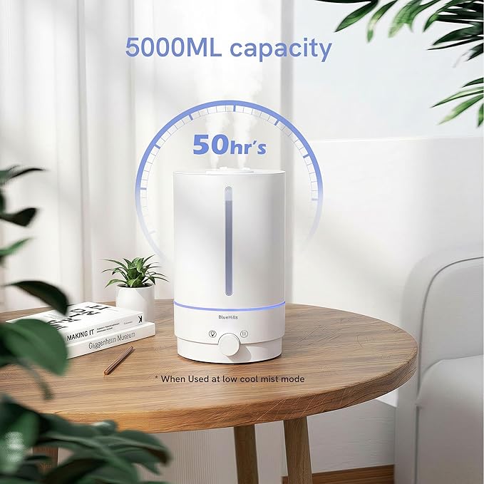 BlueHills Premium 5000 ML XL Cool and Warm Mist Ultrasonic Diffuser Humidifier