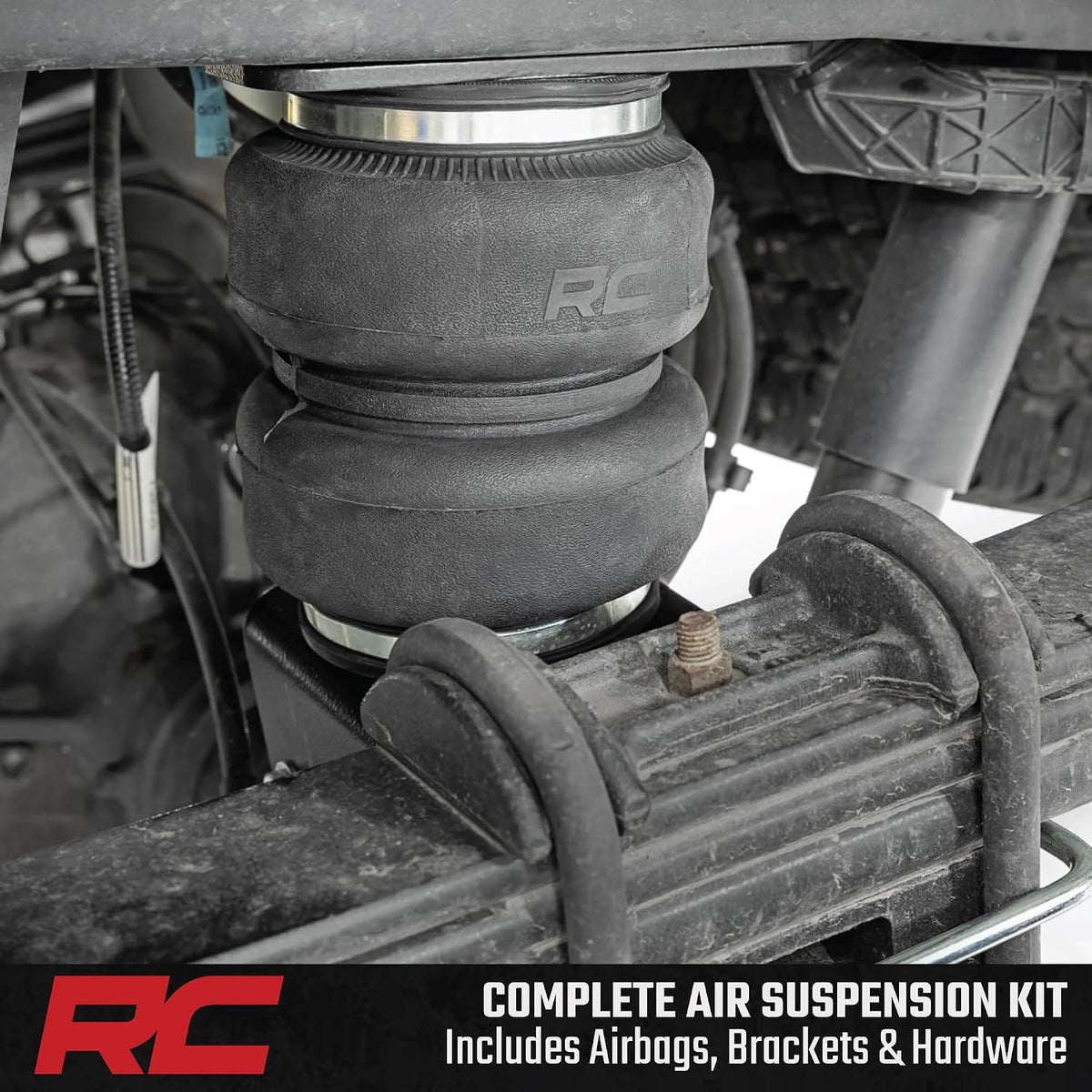 rough country air bags suspension kit for chevy, package contents