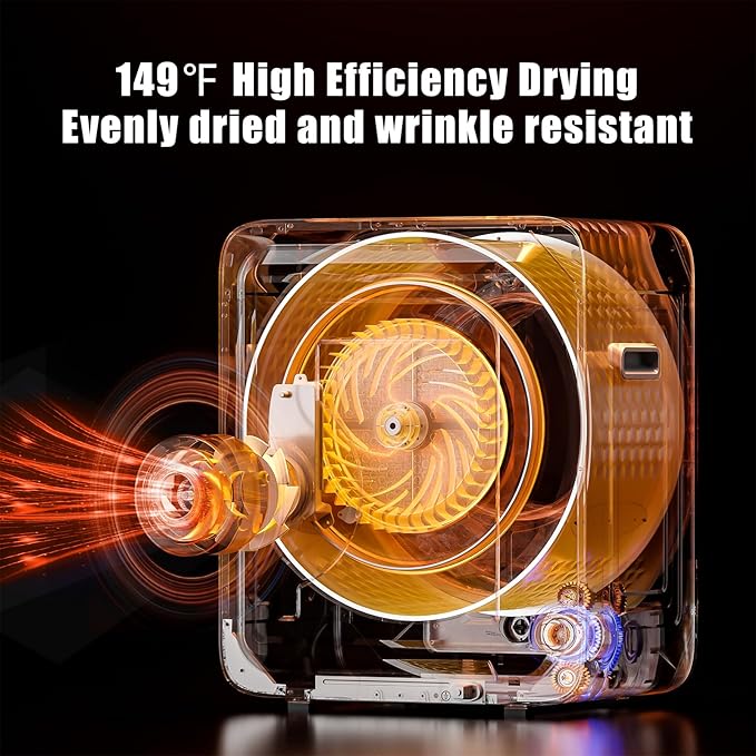 Auertech 12lbs Portable Dryer for Apartment Laundry, Portable Clothes Dryer