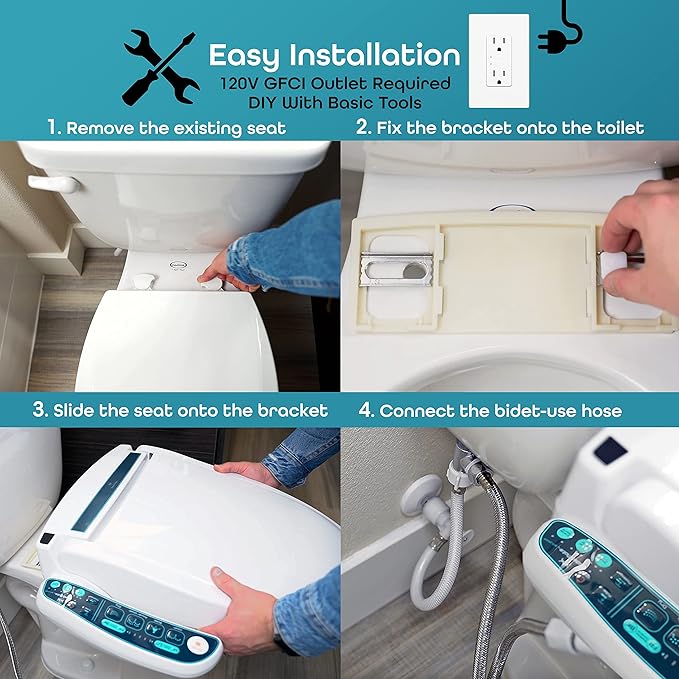 BidetMate 2000 Series Heated Bidet Japanese Toilet Seat