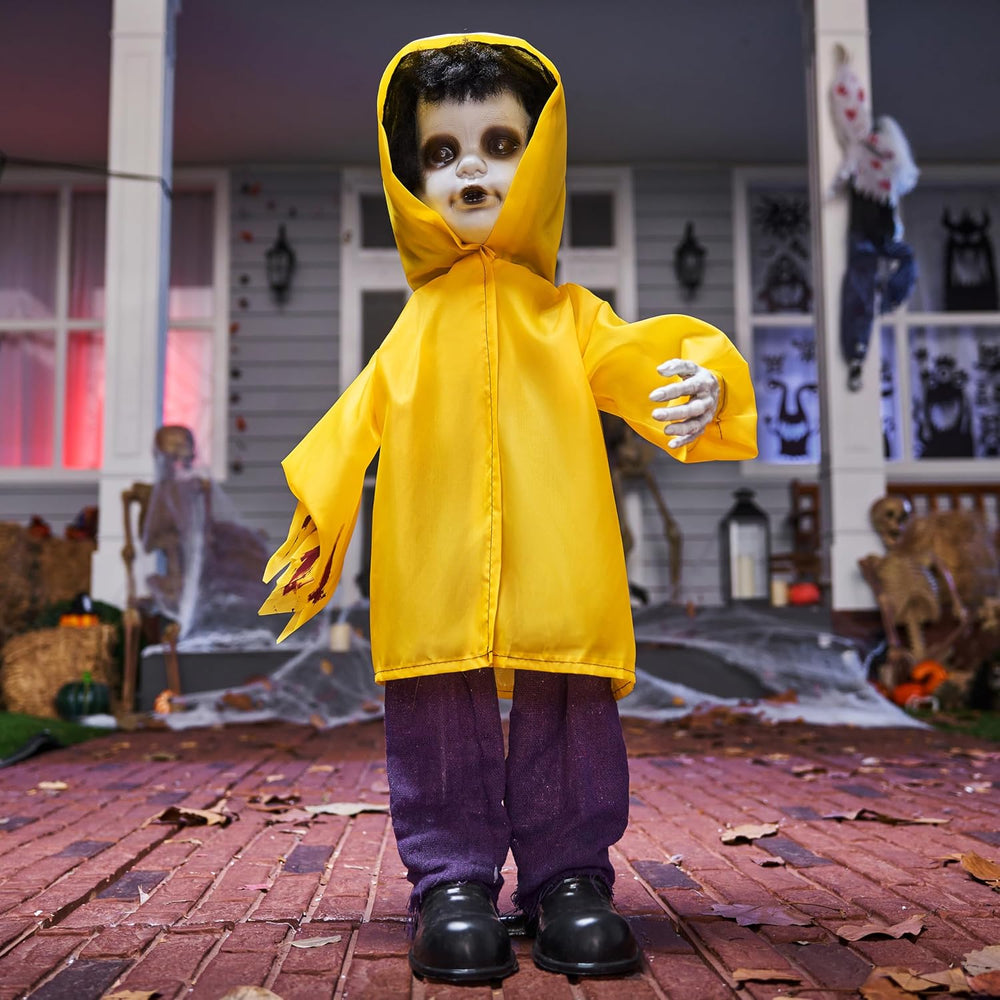 JOYIN Halloween Decorations Outdoor, Life Size Animatronics Ghost Decor Props...