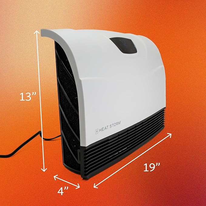 Heat Storm HS-1500-PHX-WIFI Infrared Heater, Wifi Wall Mounted