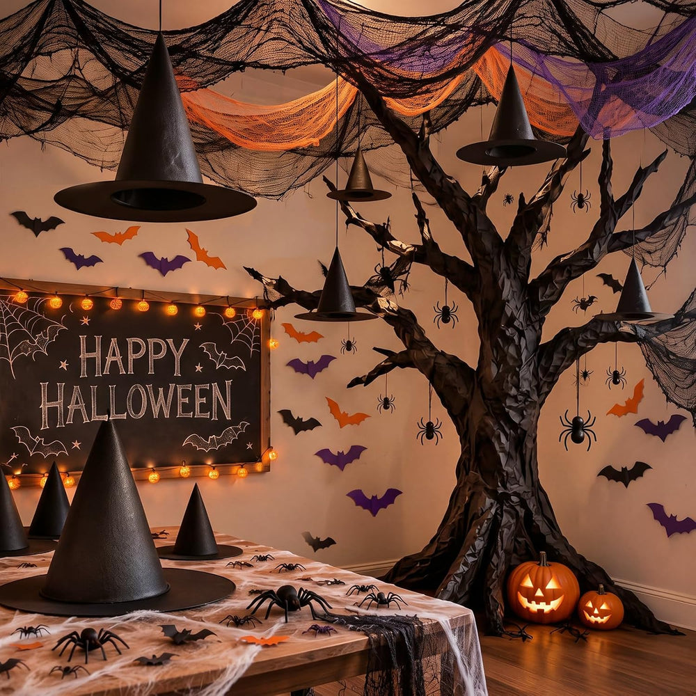 167 Pcs Halloween Themed Decorations, Spooky Halloween Classroom Party Decor ...