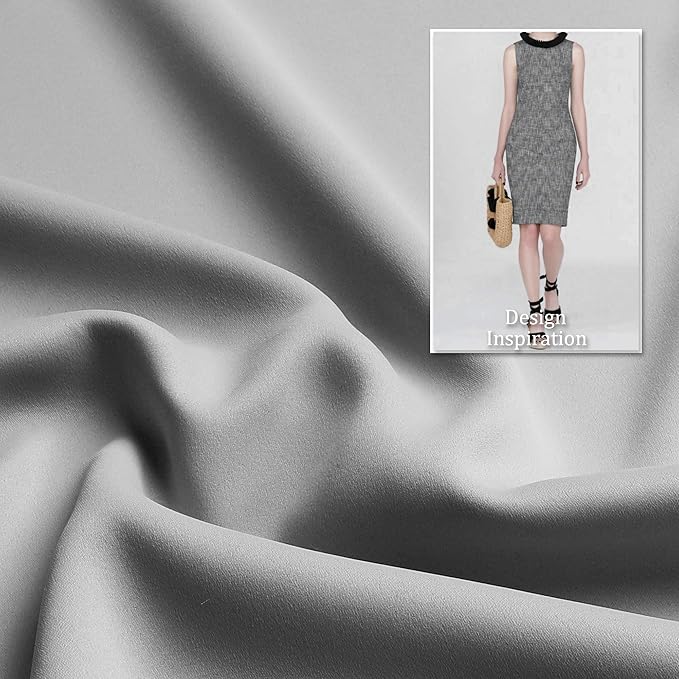 DUALIFE Ultimate Gray Blackout Curtain Panels/Drapes