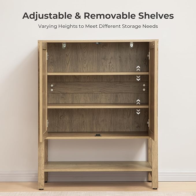 SICOTAS Shoe Cabinet with Storage (3 Pieces)