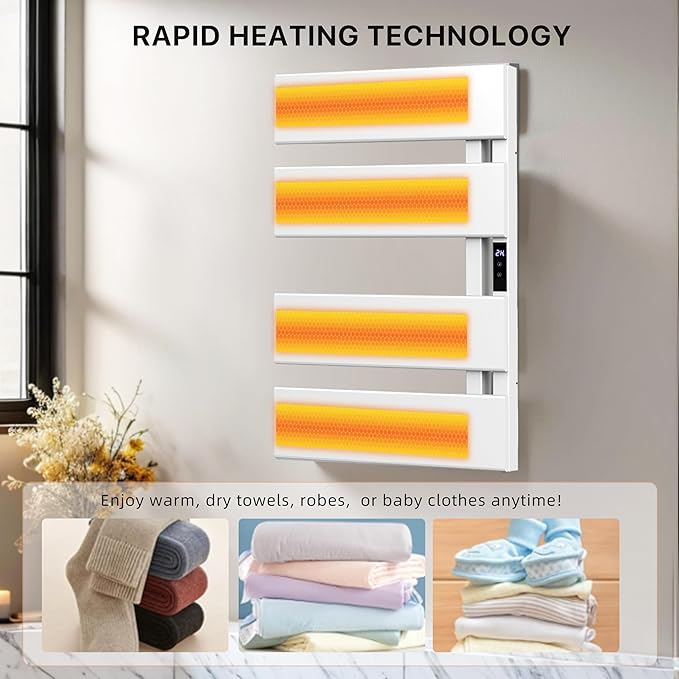 Electric Heated Towel Warmer Rack