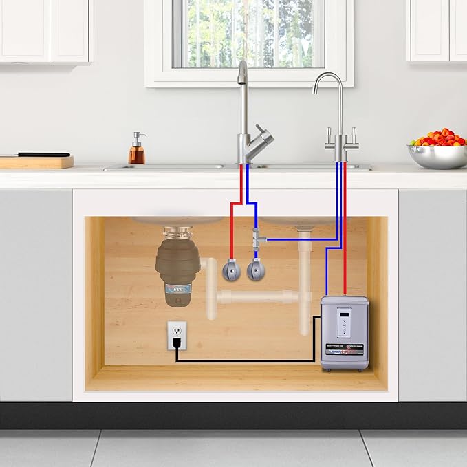Ready Hot 41-RH-300-F560-CH Instant Hot Water Dispenser System, 2.5 Quarts