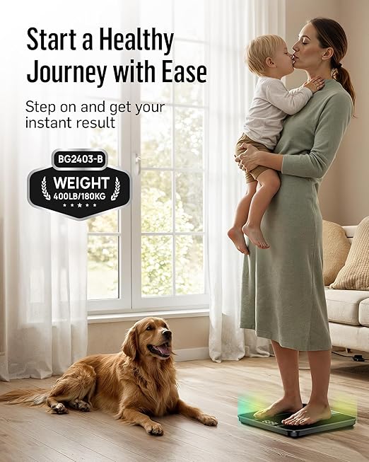 RunStar Digital Bathroom Scale for Body Weight