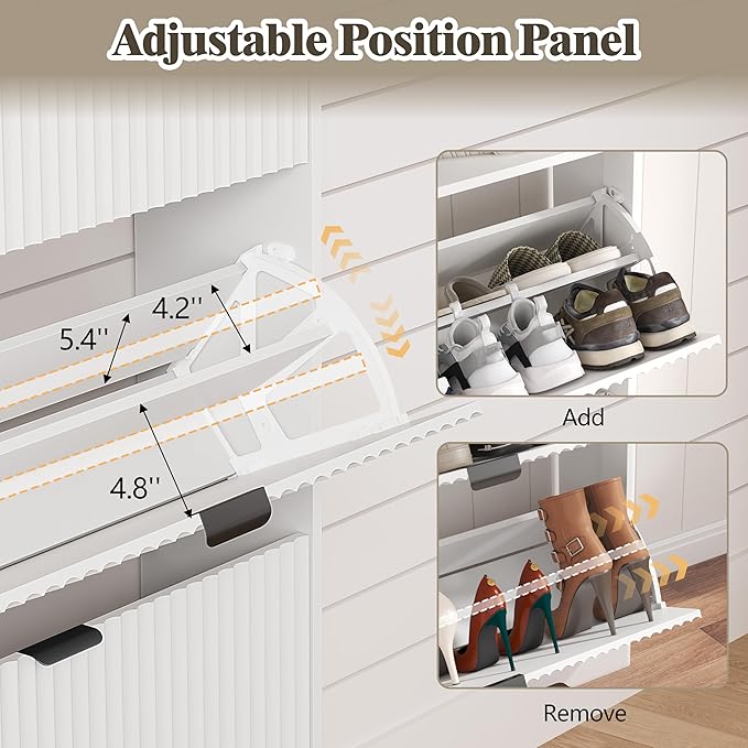 Shoe Cabinet Storage for Entryway