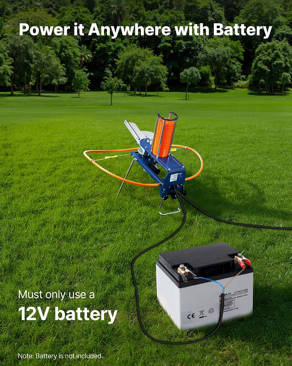 VEVOR Clay Pigeon Thrower, Automatic Skeet and Trap Launcher with Adjustable Angle & Foot Pedal for Clays Throwing Shooting Sports