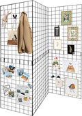 Koretech Grid Wall Panels 3 Pcs, Commercial Grade Gridwall Panels, Metal Grid