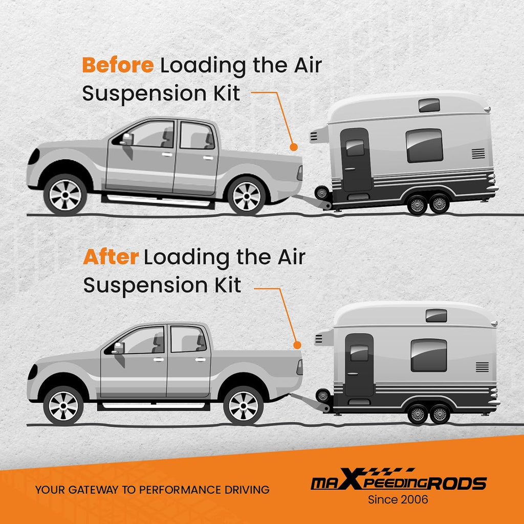 maxpeedingrods air suspension bags double bellow standard 2500 on a desk or shelf