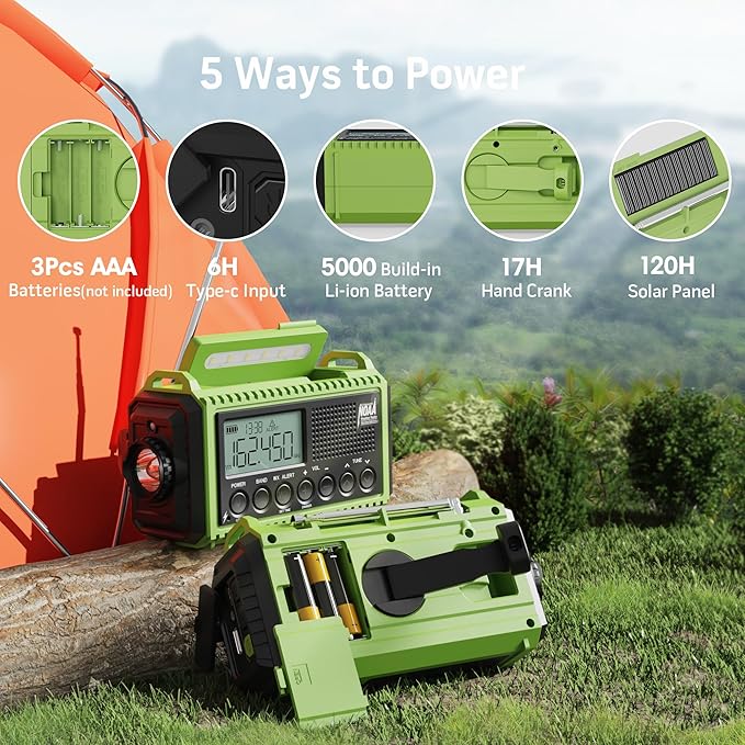 Emergency Radio, 5000 NOAA Weather Radio