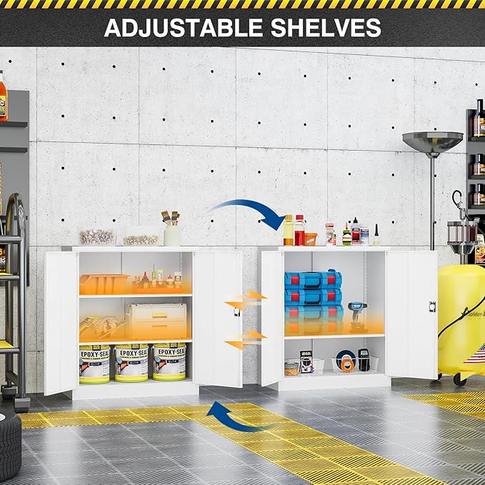 Metal Storage Cabinet-36” Tall Steel File Cabinets