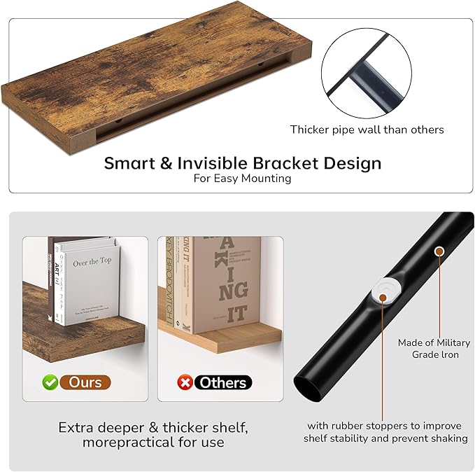 Floating Shelves (2 Pack)