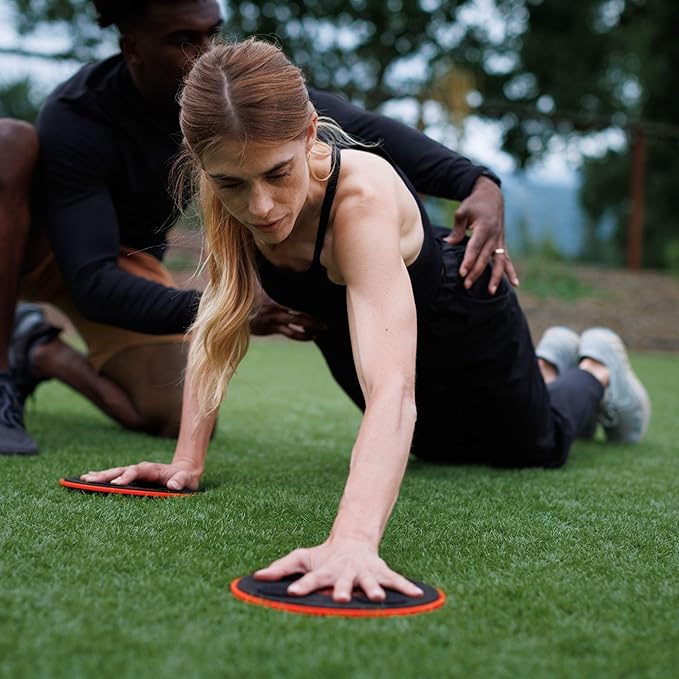 Stick Mobility TriSlider | Exercise Glider Discs, Balance and Stability Trainer