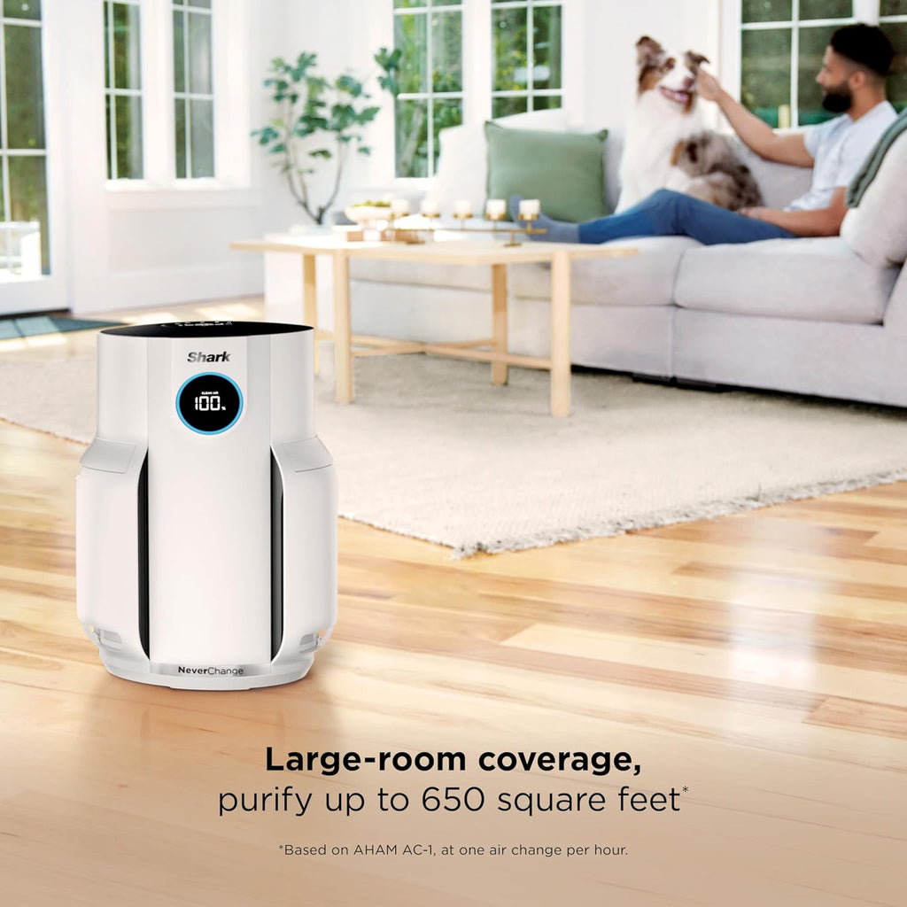 Shark NeverChange Air Purifier, HP153, White