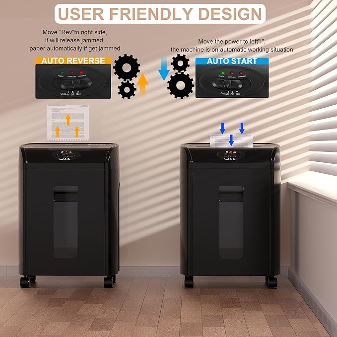 Paper Shredder, 16-Sheet Cross Cut