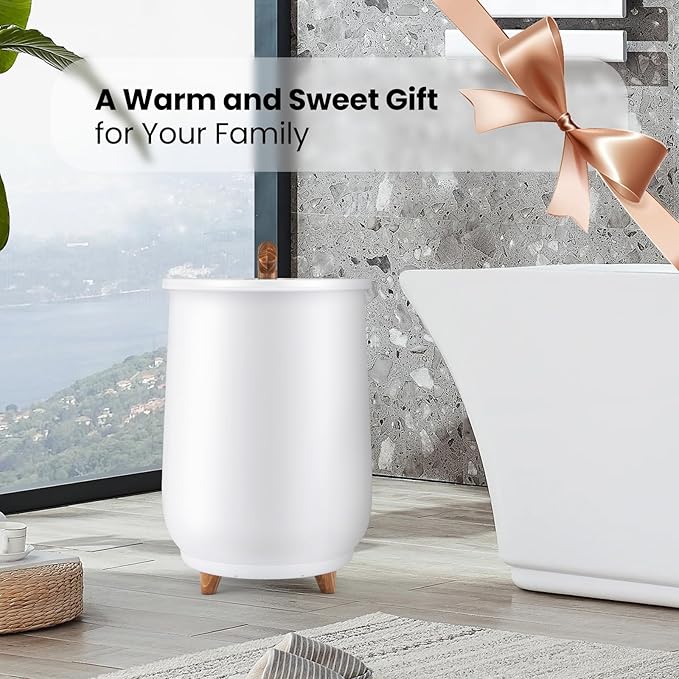 Tangkula Towel Warmer Bucket, 23L Large Luxury Bucket-Style Towel Warmer
