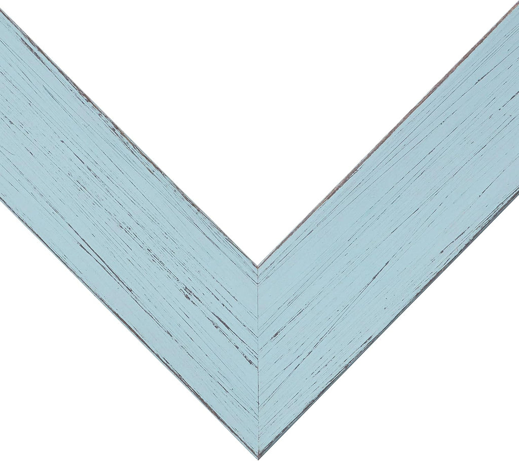 Craig Frames 30x40 Rustic Sky Blue Poster Frame, Wall Decor for Photos | A lightweight, shatter resistant acrylic front, made in the USA for a gallery display
