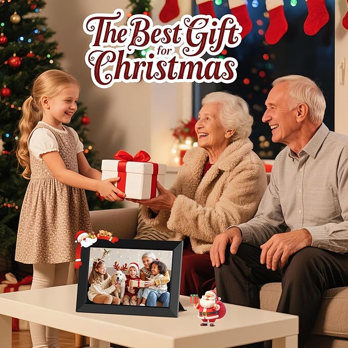 Frameo 10.1 Inch WiFi Digital Picture Frame, Smart Cloud Electronic Photo Frame