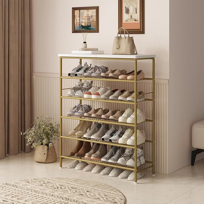 SUOERNUO Shoe Rack Organizer 6 Tier