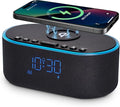 Odokee Wireless Charging Alarm Clock Radio: Qi Certified Fast Wireless Charger