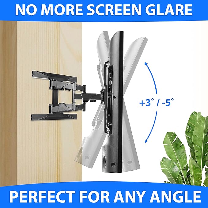 Mount Factory Heavy-Duty Full Motion TV Wall Mount