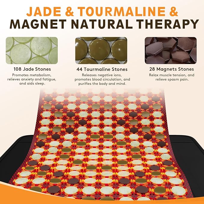 UTK Far Infrared Heating Pad, 5X Pain Relief