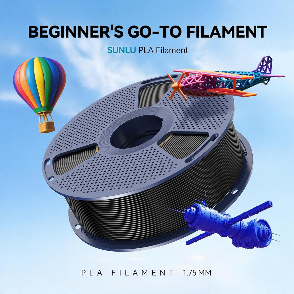 sunlu 16 color pla filament bundle multicolor, 0.25kg, package contents