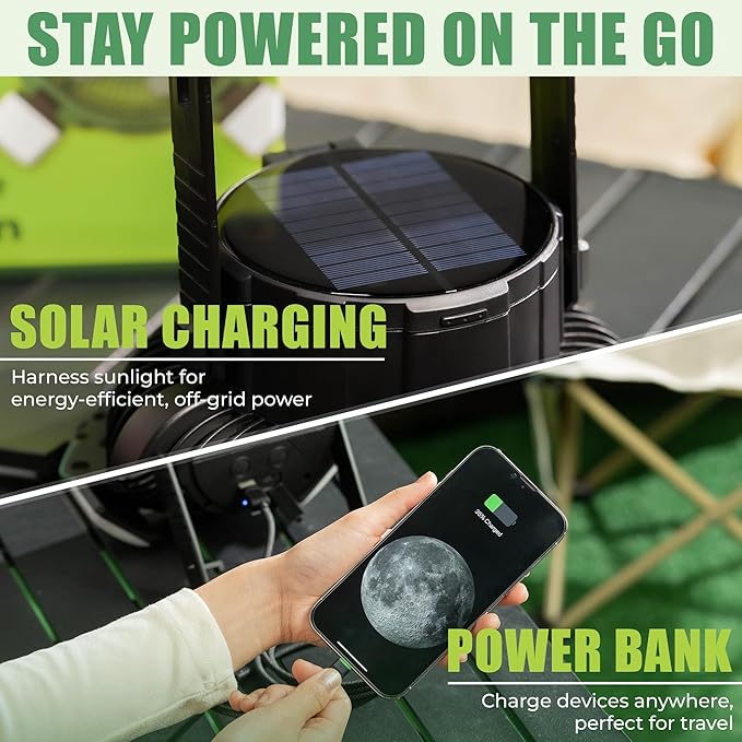 Solar Camping Fan – Camping Fan Solar Powered