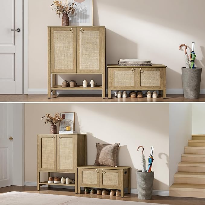 SICOTAS Shoe Cabinet with Storage (3 Pieces)