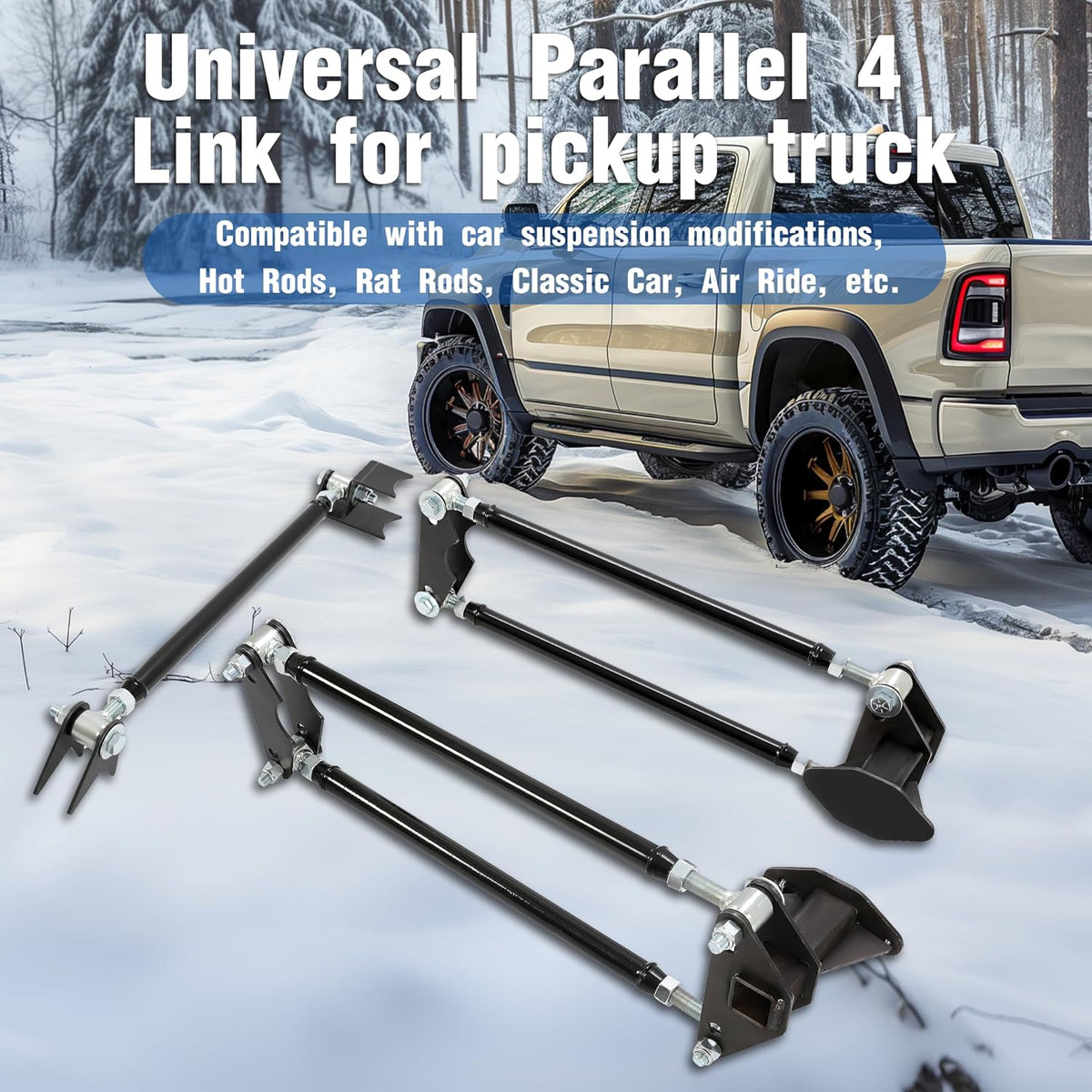 kuafu 4 parallel link suspension kit compatible with shown in use