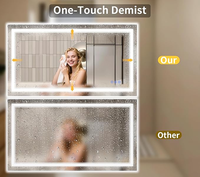 30"x50" LED Bathroom Mirror
