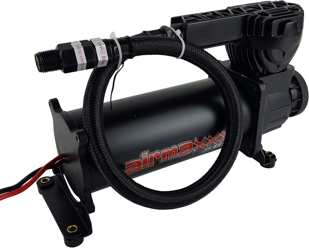580 black air compressor kit 165/200 psi pressure, close-up detail