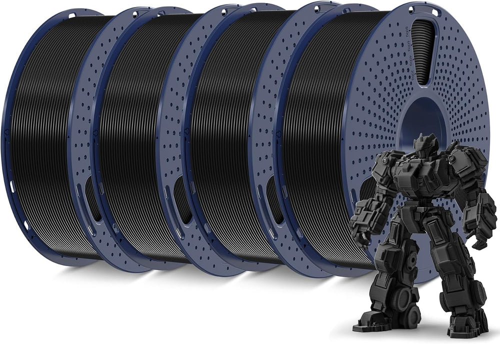 SUNLU 3D Printer Filament PLA Plus 1.75mm Black 4KG