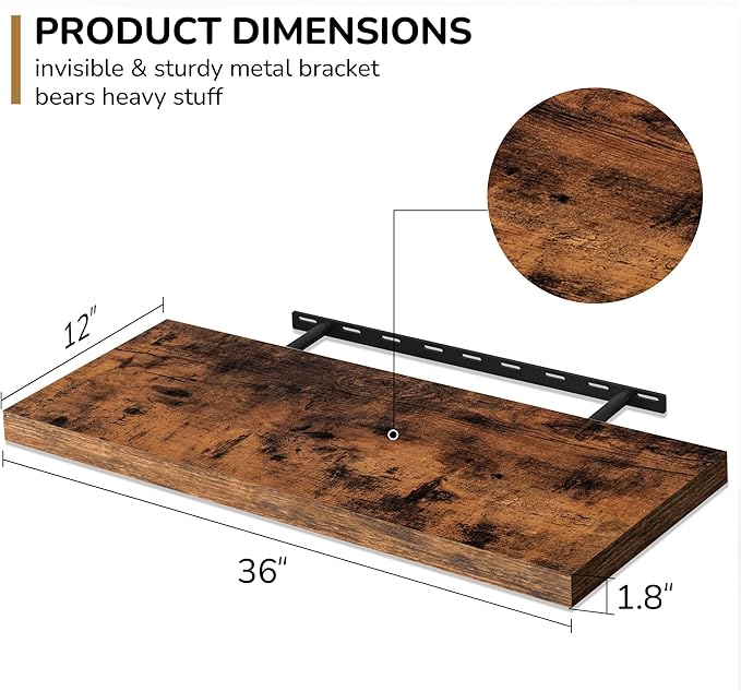 Fun Memories Floating Shelves (2 Pack)