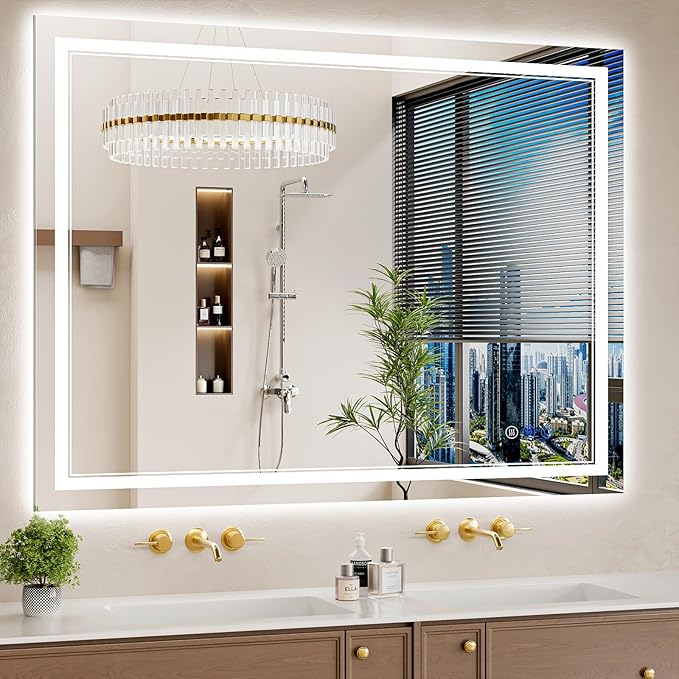 36"x48" LED Bathroom Mirror