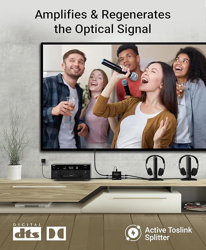 BlueRigger Digital Optical Audio Splitter