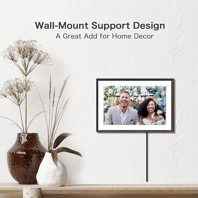 Digital Picture Frame, 10.1'' Frameo Digital Frame Wifi, 32GB Memory, 1280*800