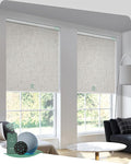 Yoolax Motorized Blinds with Remote, Automatic Window Blinds Compatible with