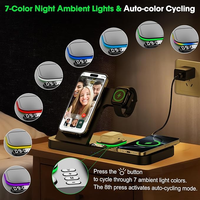 Dual Phone Wireless Charging Station