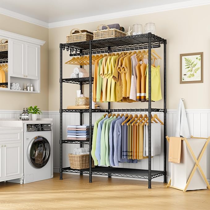 Ulif F2 Clothes Rack, 5 Tiers Heavy Duty Garment Rack
