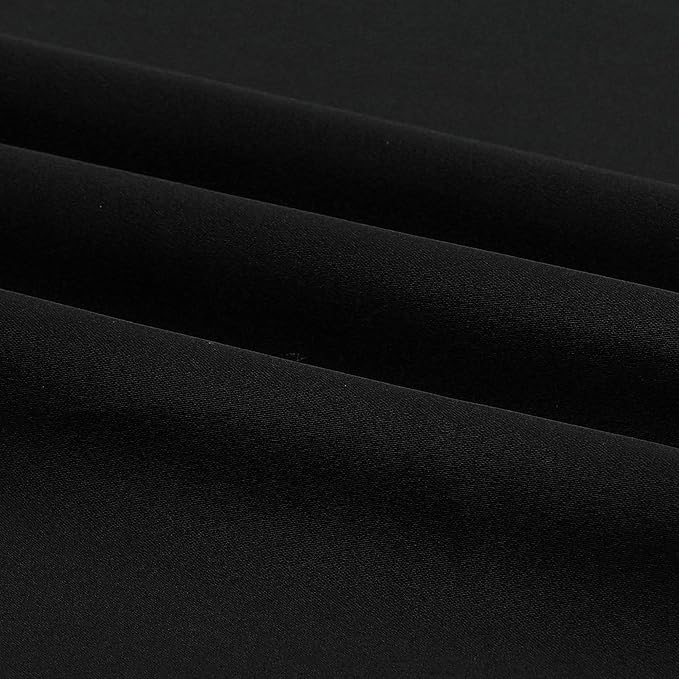 DUALIFE Black Out Curtains 9 ft Extra Long Grommet Blackout Heat Blocking