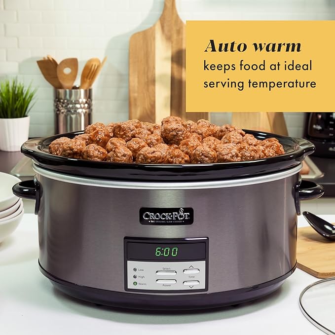 Crock-Pot Large 8-Quart Programmable Slow Cooker