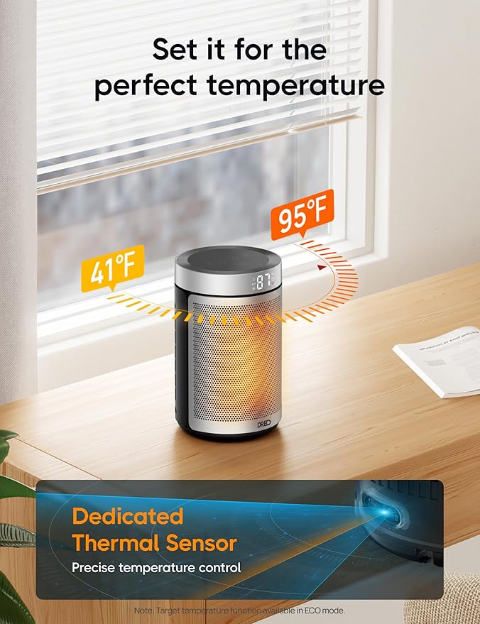 DREO Space Heater, Portable Electric Heaters