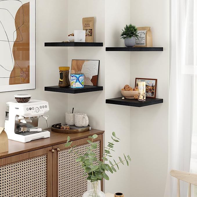 Fun Memories Floating Shelves for Wall (Set of 3)